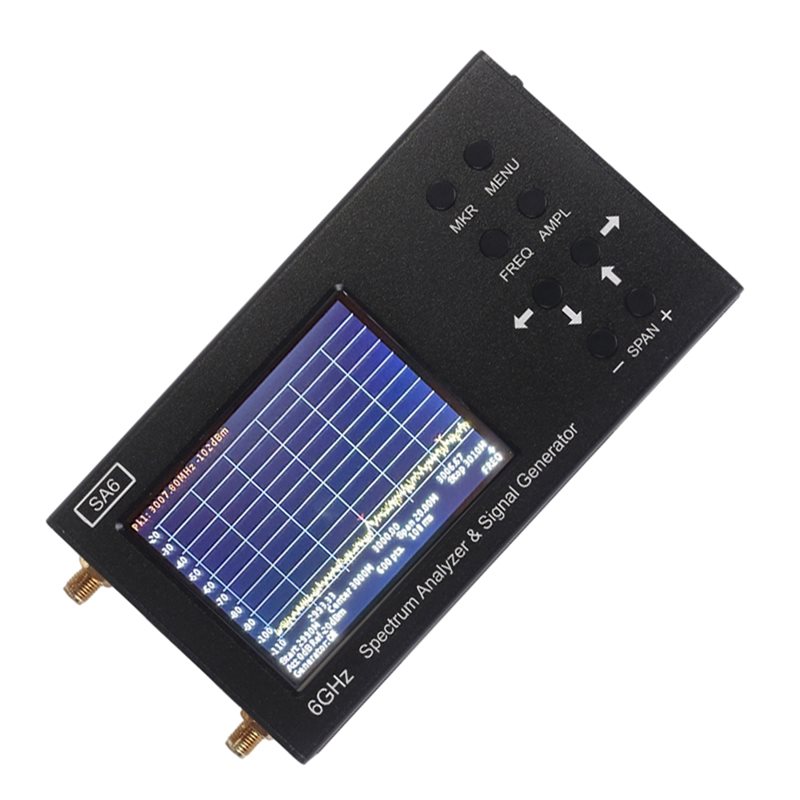 محلل طيف محمول ABCL SA6 مع مول - مراجعة Signal Generator Spectrum Analyzer وسعره