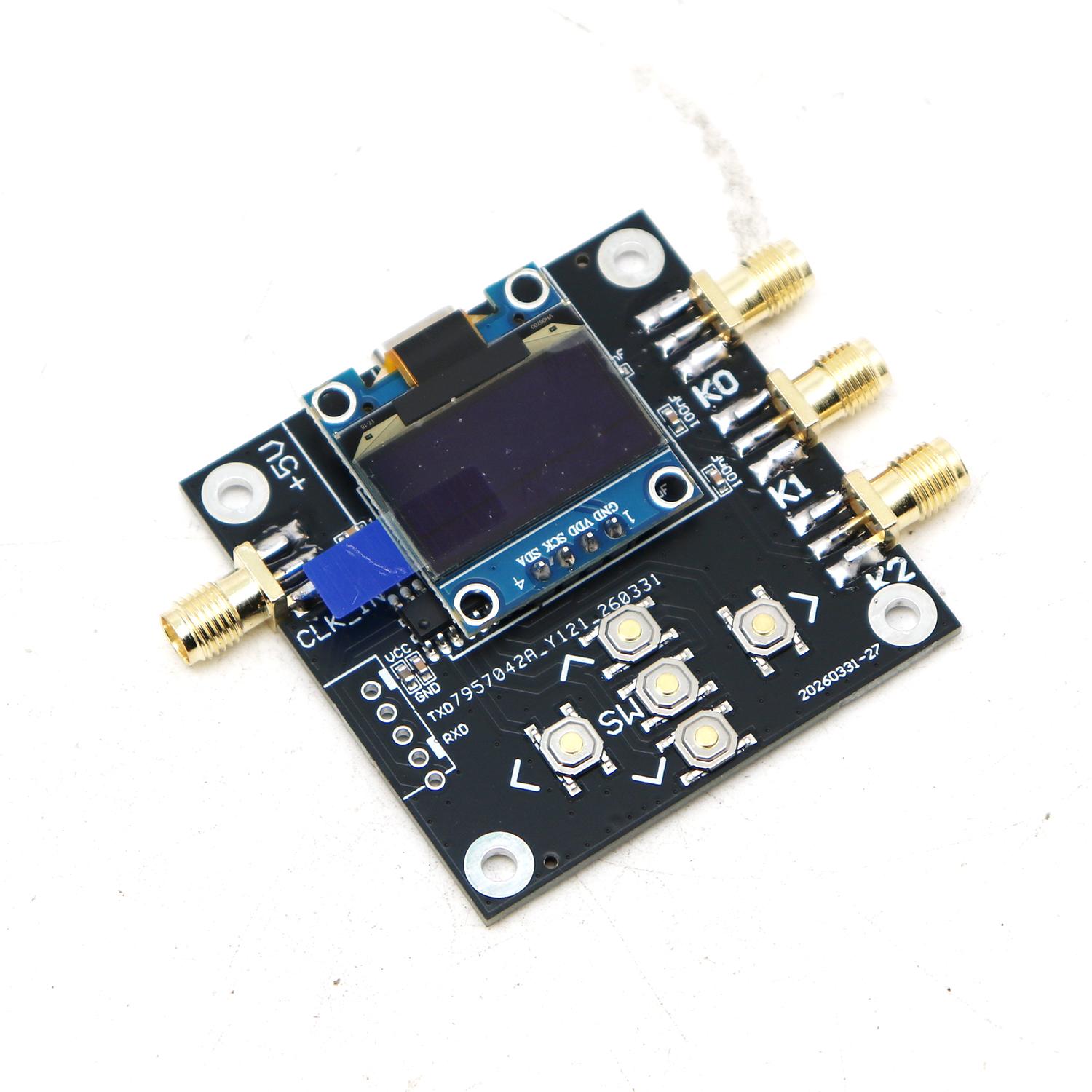 مولد ساعة USB SI5351 بتردد 2.5 - مراجعة Signal Generator Spectrum Analyzer وسعره