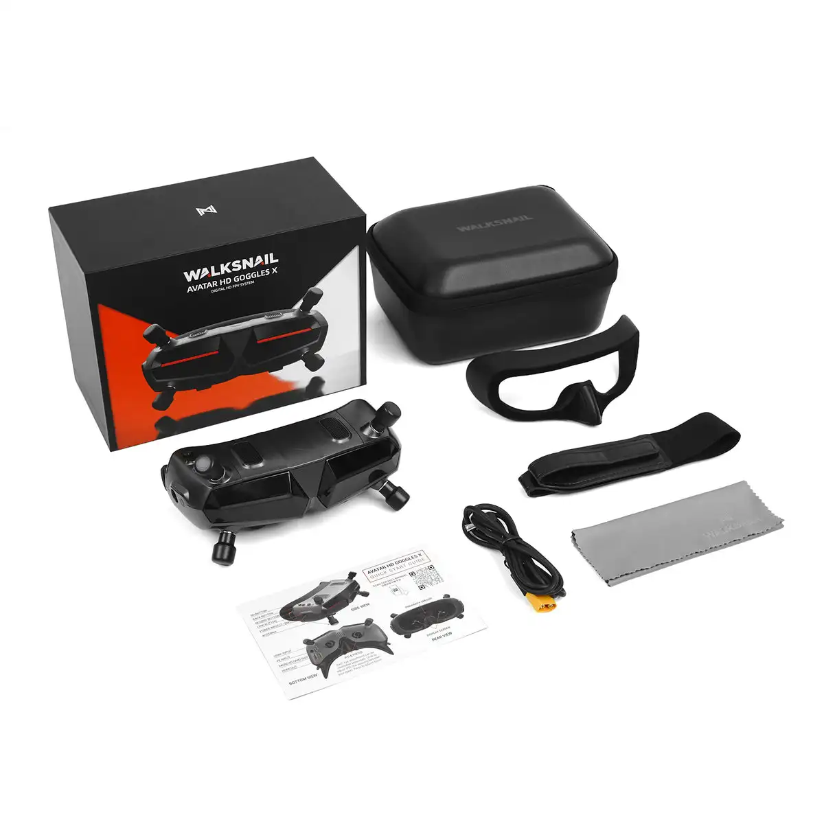 نظارات Walksnail Avatar HD X ب - مراجعة Fpv Goggles Walksnail Avatar Hd وسعره