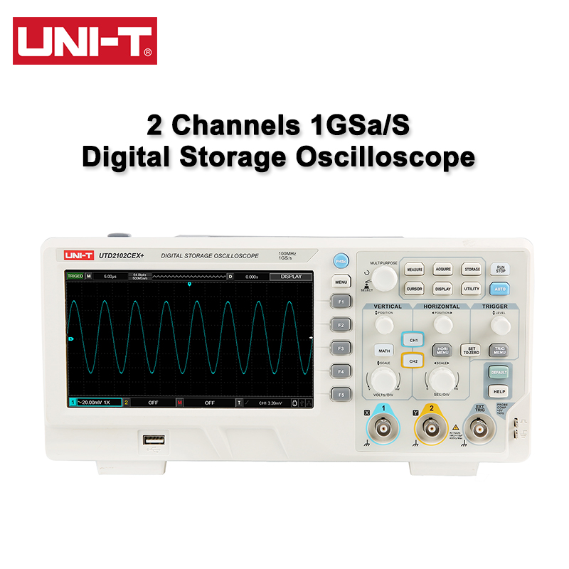UNI-T ملتقط الذبذبات الرقمي UT - مراجعة Digital Storage Oscilloscope 100Mhz وسعره